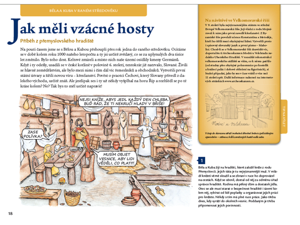 Cesty dětí do staletí - dětská knížka o českých dějinách