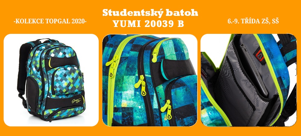 Studentský batoh Topgal Yumi 2020