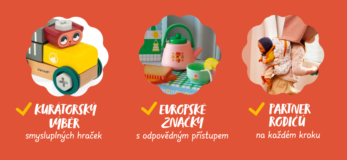 3letá záruka na vybrané hračky jen v Agátině světě