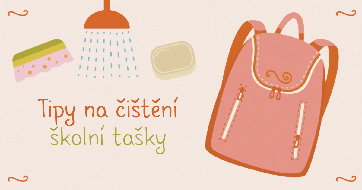 3 tipy pro snadné čištění školního batohu