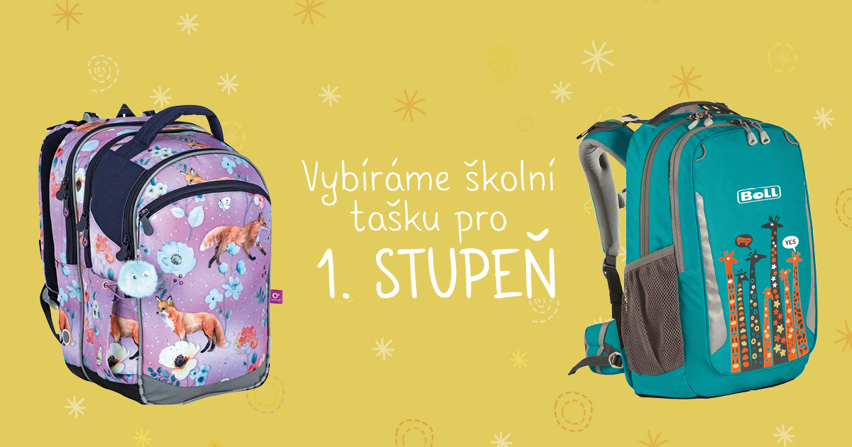 Školní batohy a aktovky pro 1. stupeň ZŠ