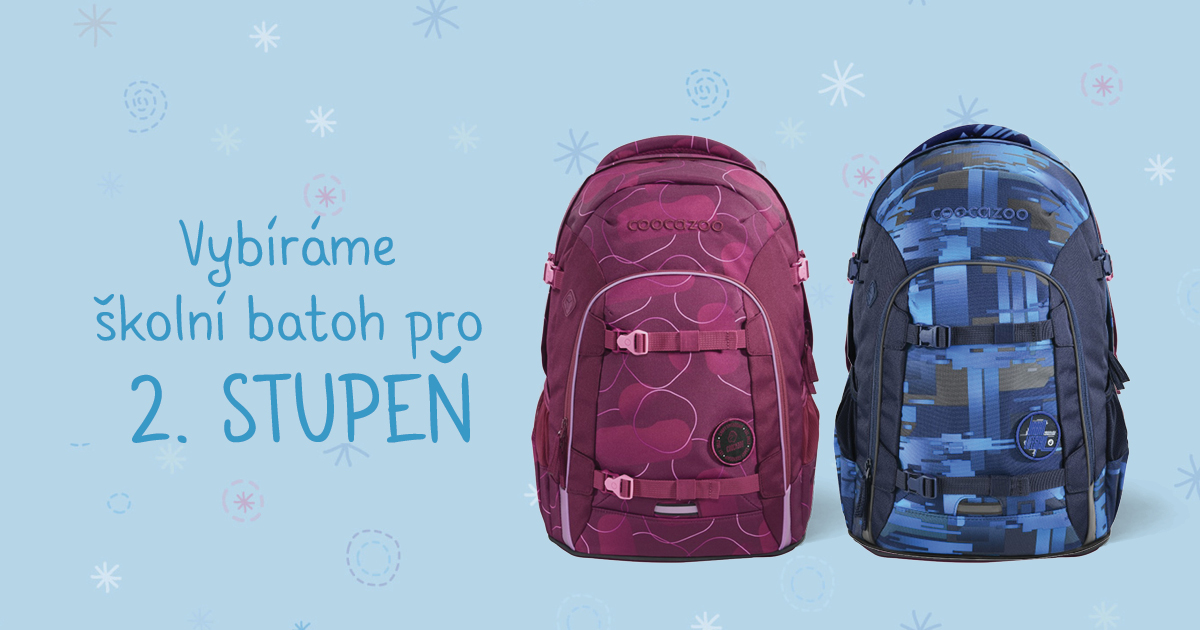 Tipy pro správný výběr školního batohu pro 2. stupeň ZŠ