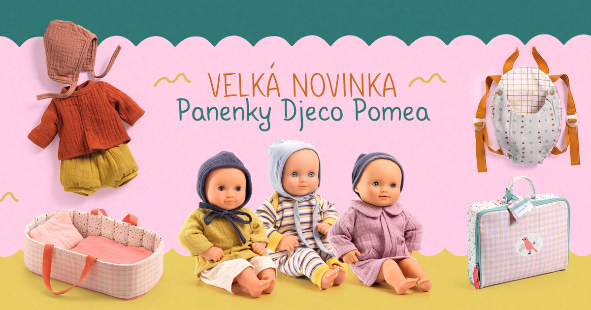 VELKÁ NOVINKA: Kouzelné panenky Djeco Pomea