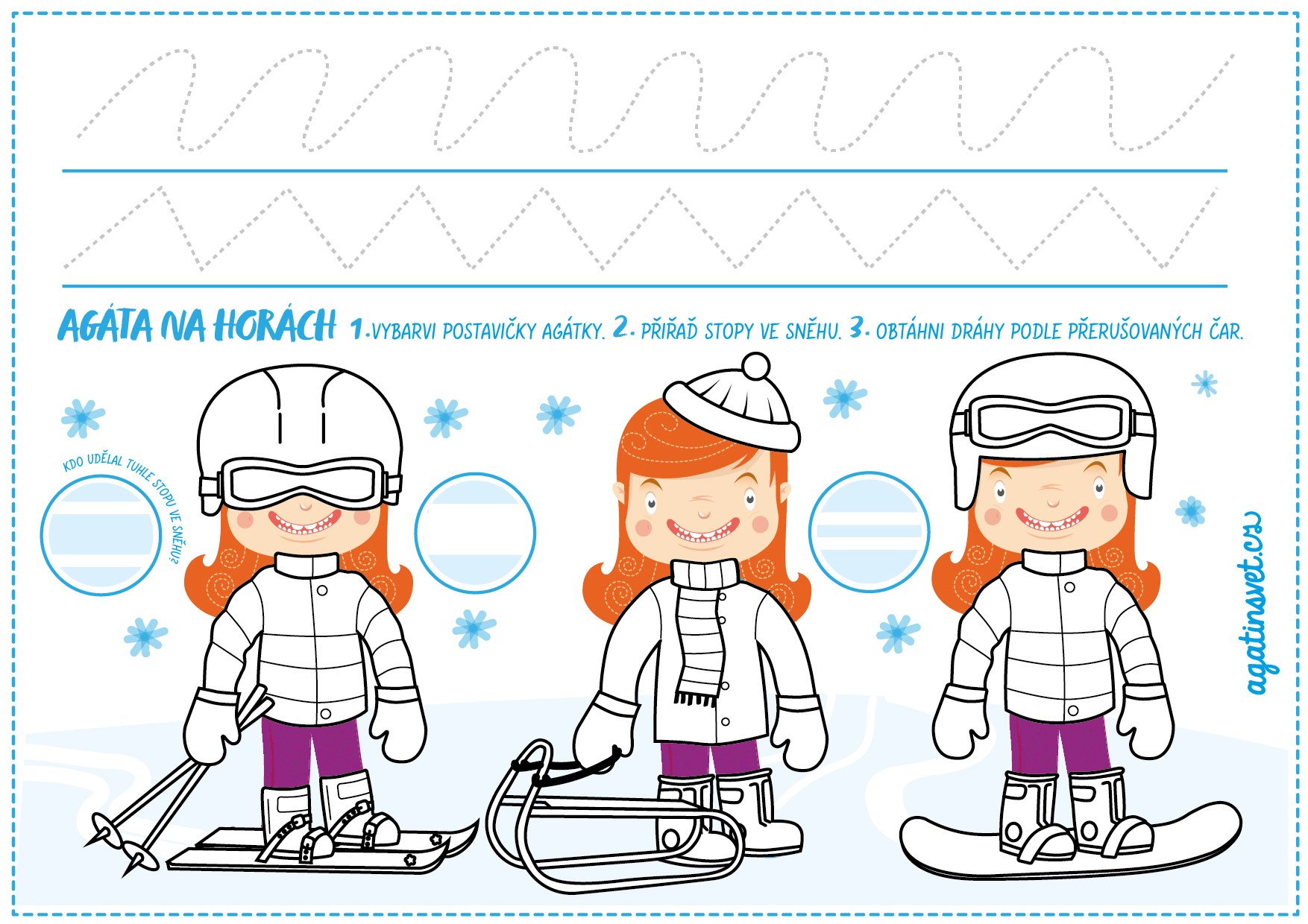 Stahujte ZDARMA: Agáta na horách – grafomotorika