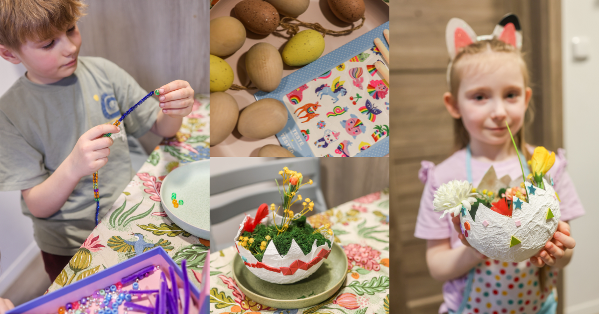 Velikonoční EKO tvoření s dětmi: 3 tipy, jak využít zbytky kreativních sad