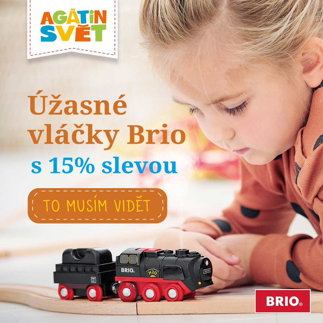 Vláčky BRIO s 15% slevou