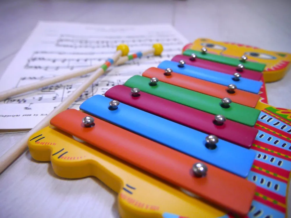 Tipy na dárky pro dvouleťáky: Xylofon Animambo