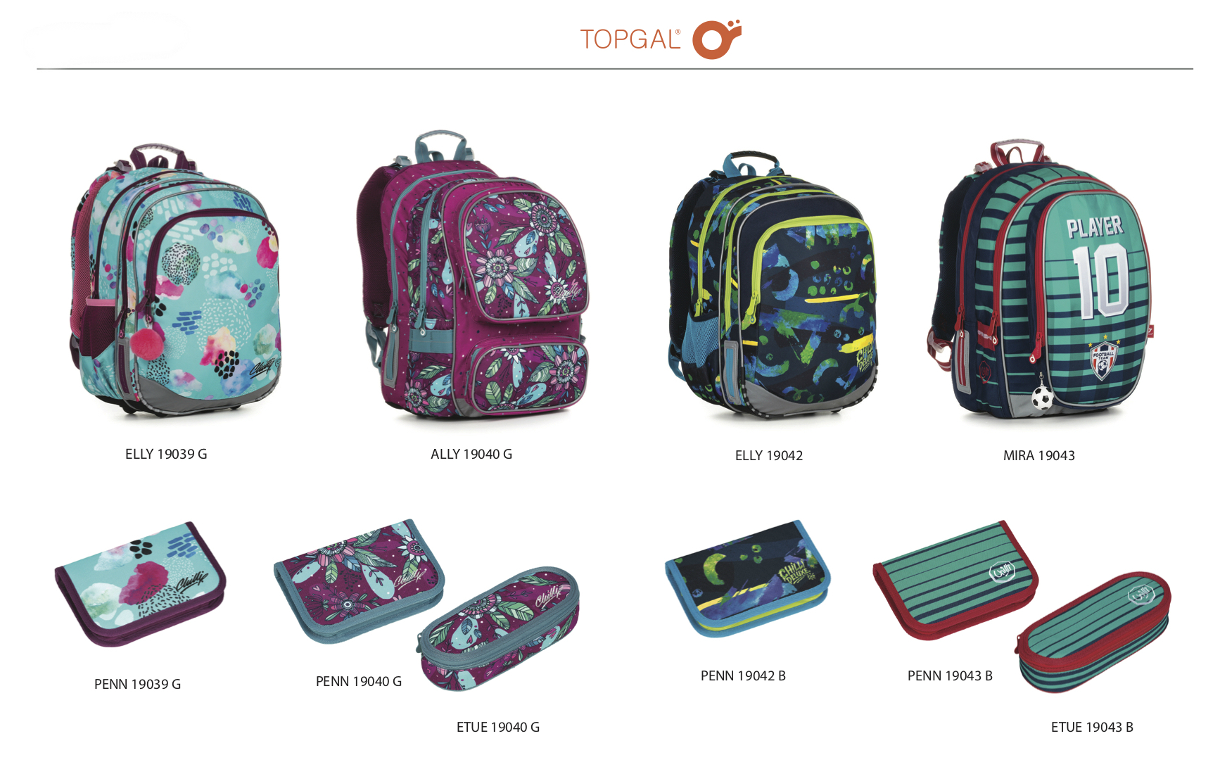 Školní batohy Topgal 2019
