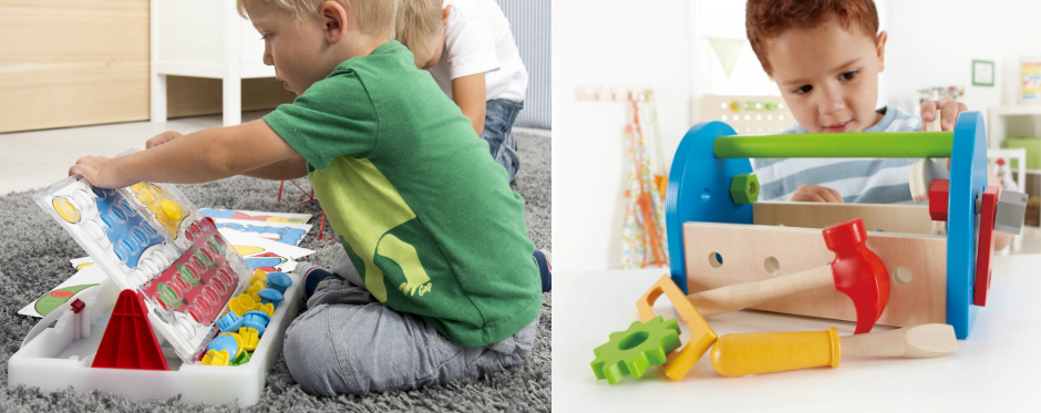 Kreativní hračky a stavebnice pro dvouleté děti